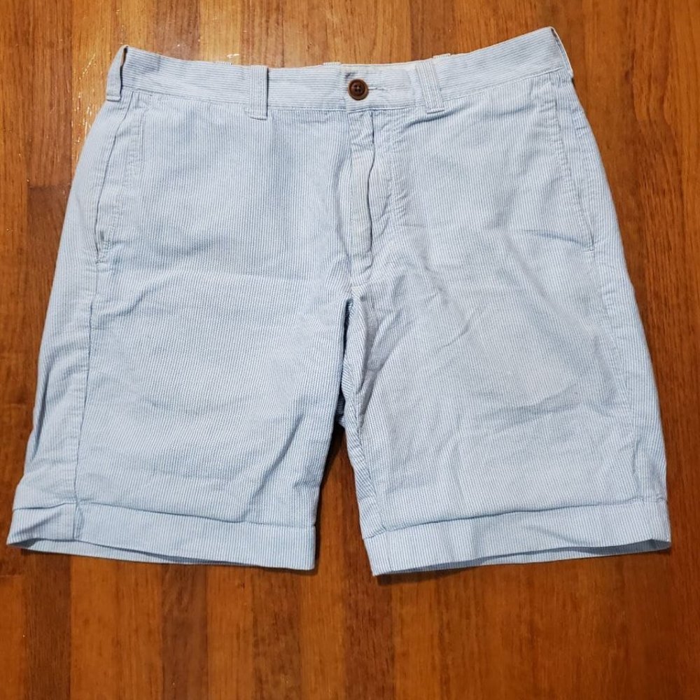 Stripe J.Crew Gramercy Shorts- EUC